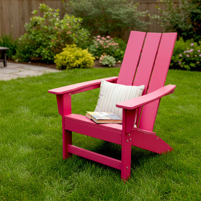 Arenijus Modern Weather-Resistant Plastic Adirondack Chair