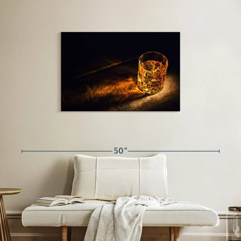 Yarlin Golden Whiskey, 24" H x 36" W