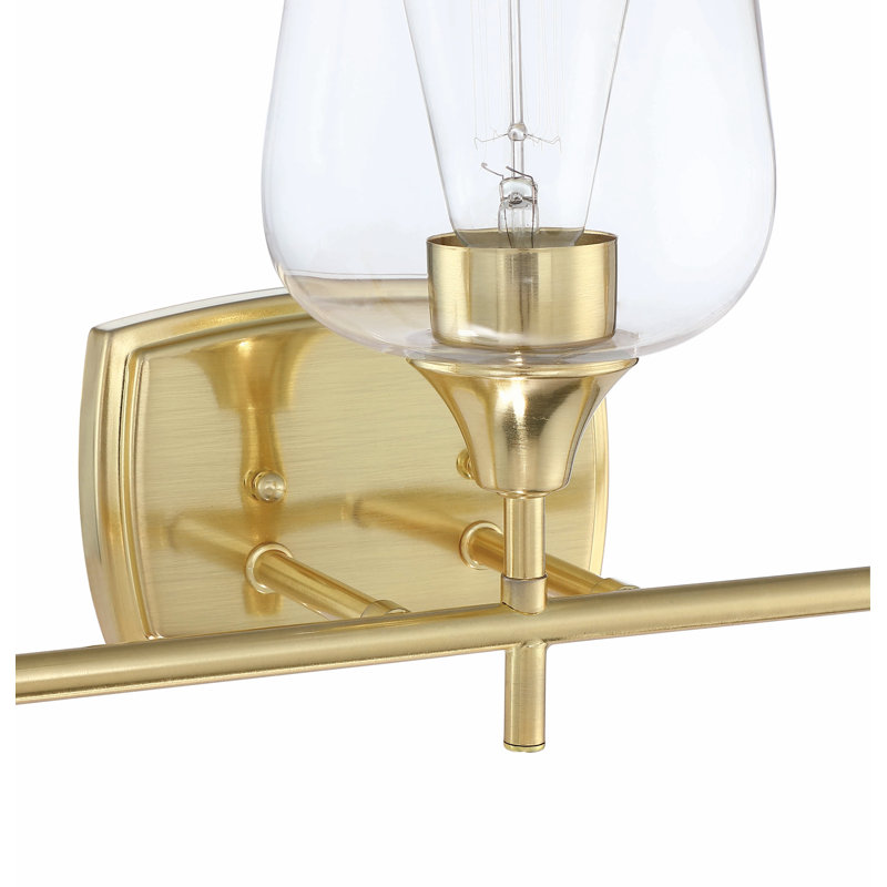 Castonguay 3-Light Dimmable Gold Vanity Light