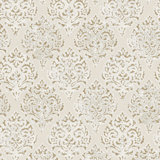 Lustre Metallic 3D Embossed Modern Damask Wallpaper Roll