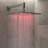 ALFI brand LED12S-PC Polished Chrome 12" Square Multi Color LED Rain Shower Head-20764420