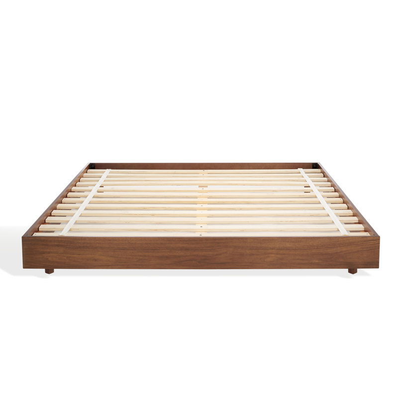 Arland Bernadina Wood Bed Frame, Walnut, King