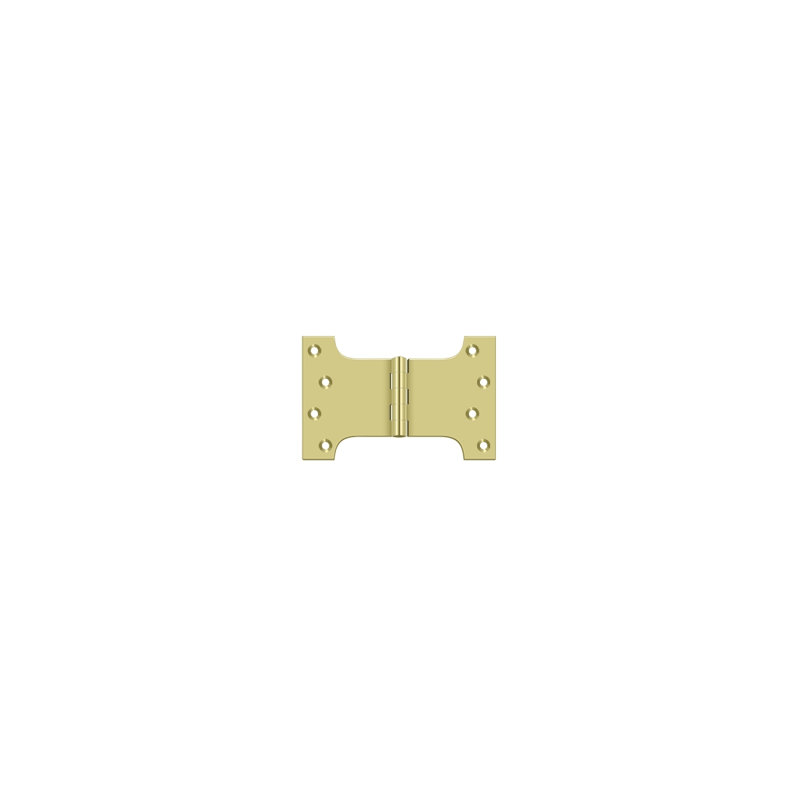 102'' x 102'' Butt Bearing Hinge, Polished Brass