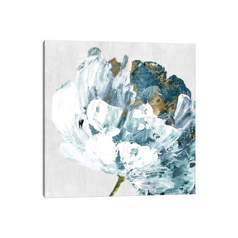 Rhinestone Flower I by Eva Watts - Painting on Canvas, Wrapped Canvas, 66.04cm H x 66.04cm W x 1.91cm D