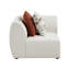 Canapé modulaire en chenille beige Franz