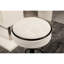 2 tabourets de bar à hauteur réglable en lin, pivotant à 360 ° et avec rangement pour 2 chaises de salle à manger, poche pour tabouret