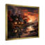Cottage Sunset Sanctuary 3 - paysage, art mural sur toile-564843529-597830613