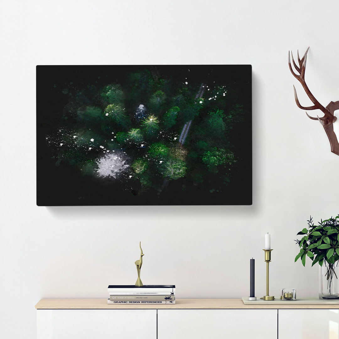 Green Forest N Sweden - Wrapped Canvas