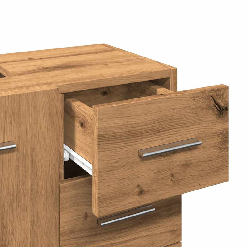 Elioth Freestanding Bathroom Cabinet, Artisan Oak