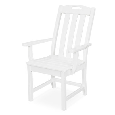 POLYWOOD Yacht Club Dining Arm Chair by Trex Outdoor