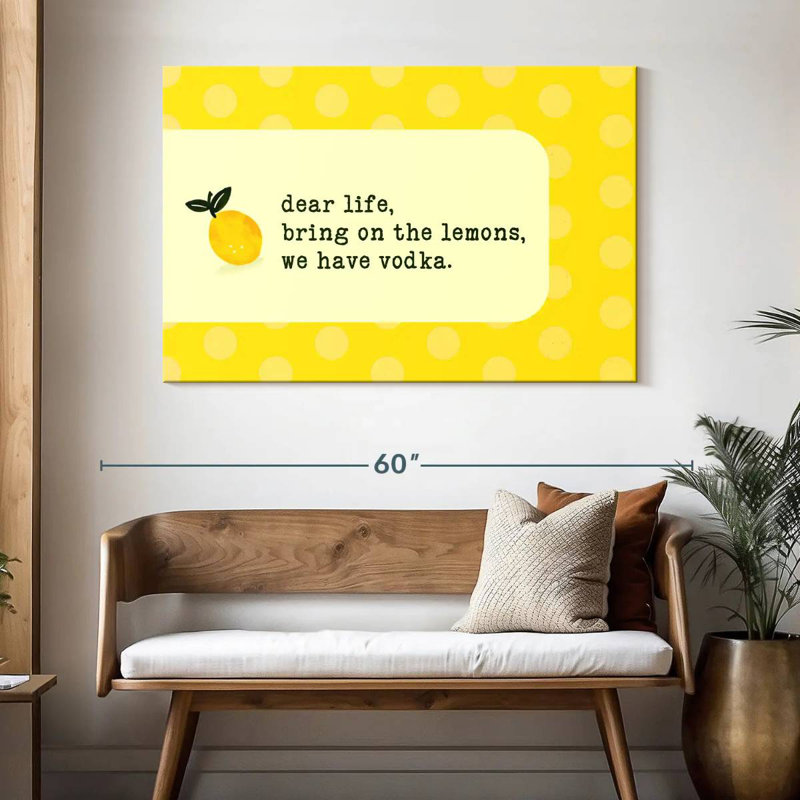 Vodka Lemon, 32" H x 48" W