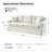 Wimberly 88" Farmhouse Down Fill Slipcovered Sofa With Rolled Arm-677593679