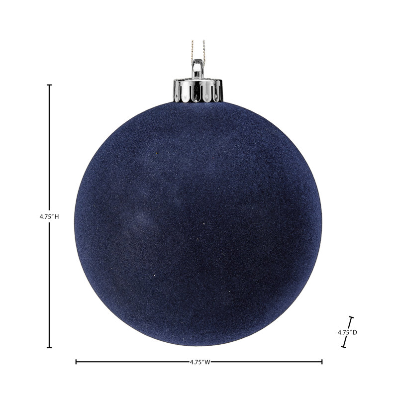 Ornement boule incassable 120 mm, Marine