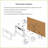 Electric Fireplace, 50 Inch Recessed/Wall Mounted with Remote, Multi-Color Flame | Tempered Glass+Sheet Metal-2035434309