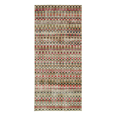 One-of-a-Kind 4’2” X 8’11” Hand Knotted Area Rug