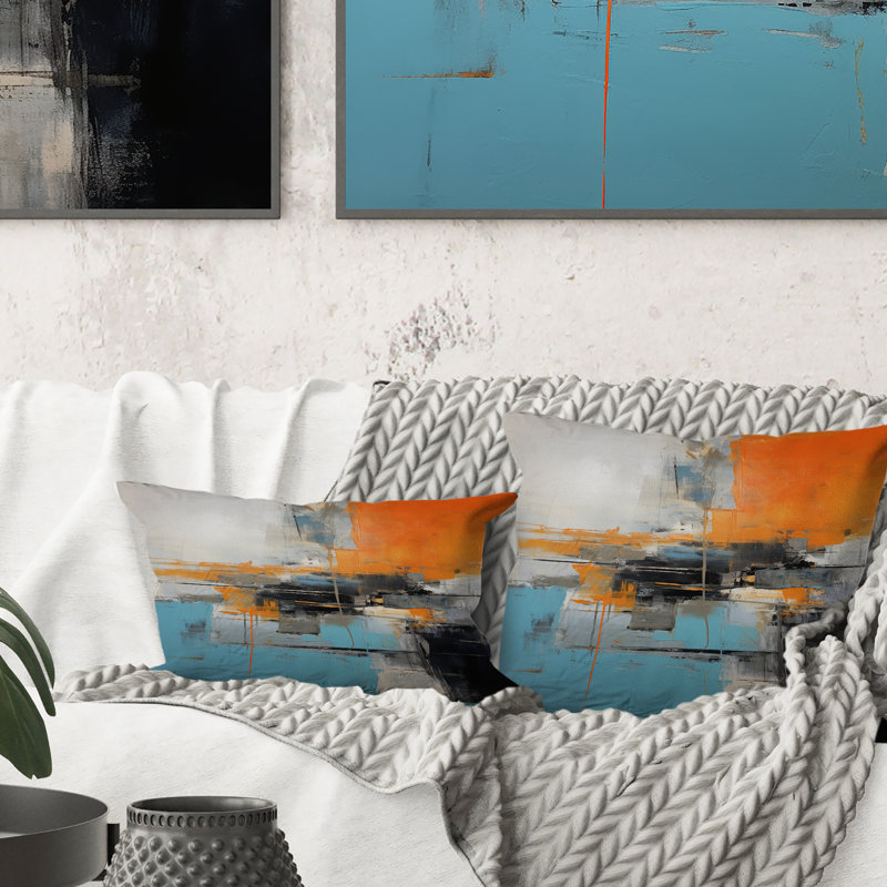 Coussin Ephemeral Patience Minimal Abstract IV