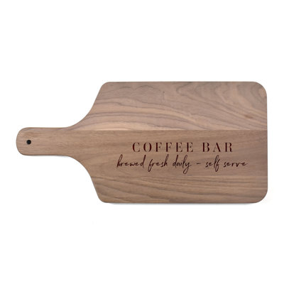 Self Serve Coffee Bar Cutting Board