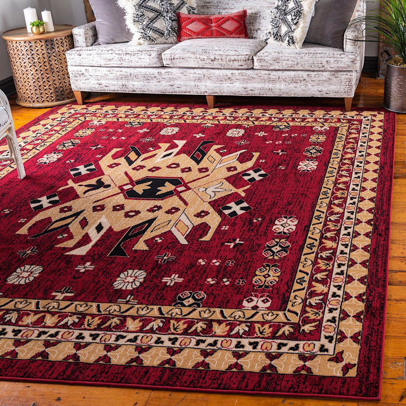 Tapis rouge Adonnis, Tapis de couloir 2 pi 7 po x 10 pi