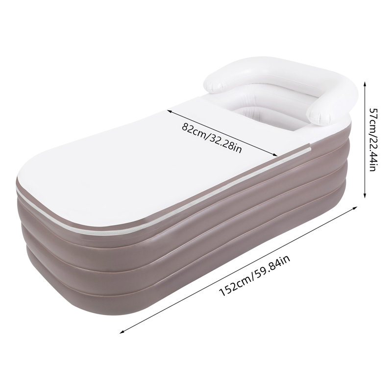 Baignoire spa portative gonflable, Rose