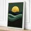 Sunrise Over Hills Minimalist - Wrapped Canvas-2119939869-2119939846