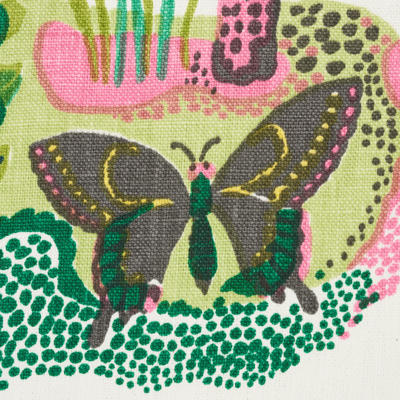 Tissu jardin d'agrumes, Lime