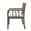 Chaise de salle à manger d'extérieur Davisboro avec structure en bois d'acacia et coussin hydrofuge-119690882