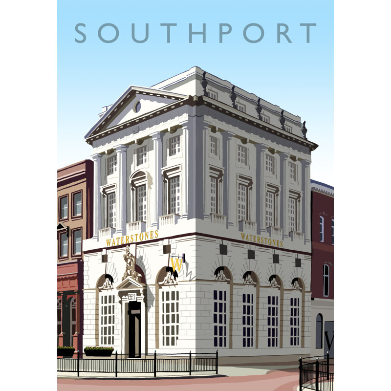 Southport by Richard O'Neil - Print, 40 cm H x 30 cm W x 1 cm D, Unframed