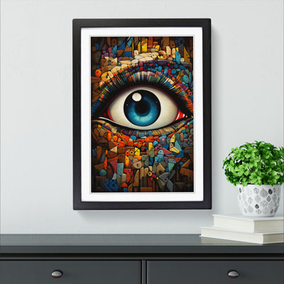 Eye Eye Orphism Art - Framed Print
