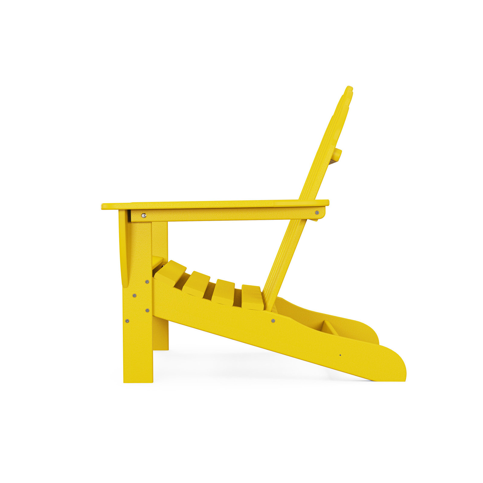 POLYWOOD Classic Adirondack Chair, Lemon