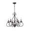 Lustree 6 lumières façon bougie/classique Lexi