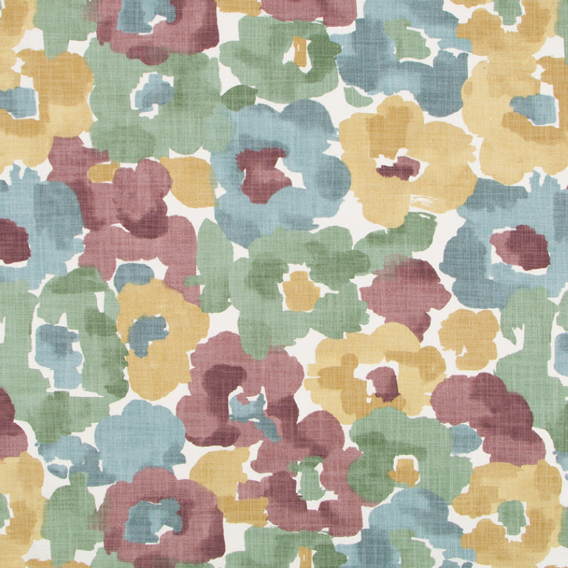 Robert Allen @Home Flower Storm 100% Cotton Fabric, Aloe