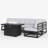 6 - Piece Outdoor Modular Sectional Set with Fire Table-585864251