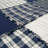 Checkerboard Indigo Cotton Quilted Patchwork Quilt Set-95751627