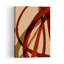Crimson Curves Abstract Bold Contemporary Wall Art Print-134813559