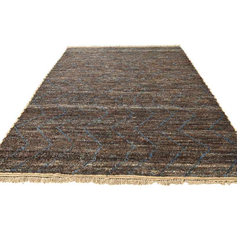 8x11 Pires Dark Brown Rug