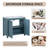 36'' Single Bathroom Vanity with Ceramic Top-1672477095