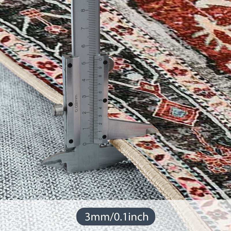 Boho Tribal Area Rugs for Living Room Washable Oriental Vintage Soft Dining Room Carpet, Rectangle 5' x 7'