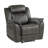 Classic Brownish Gray 1Pc Reclining Chair Plush Comfort Pillow-Top Arms Vertical Tufting Solid Wood Transitional Living Room Furniture