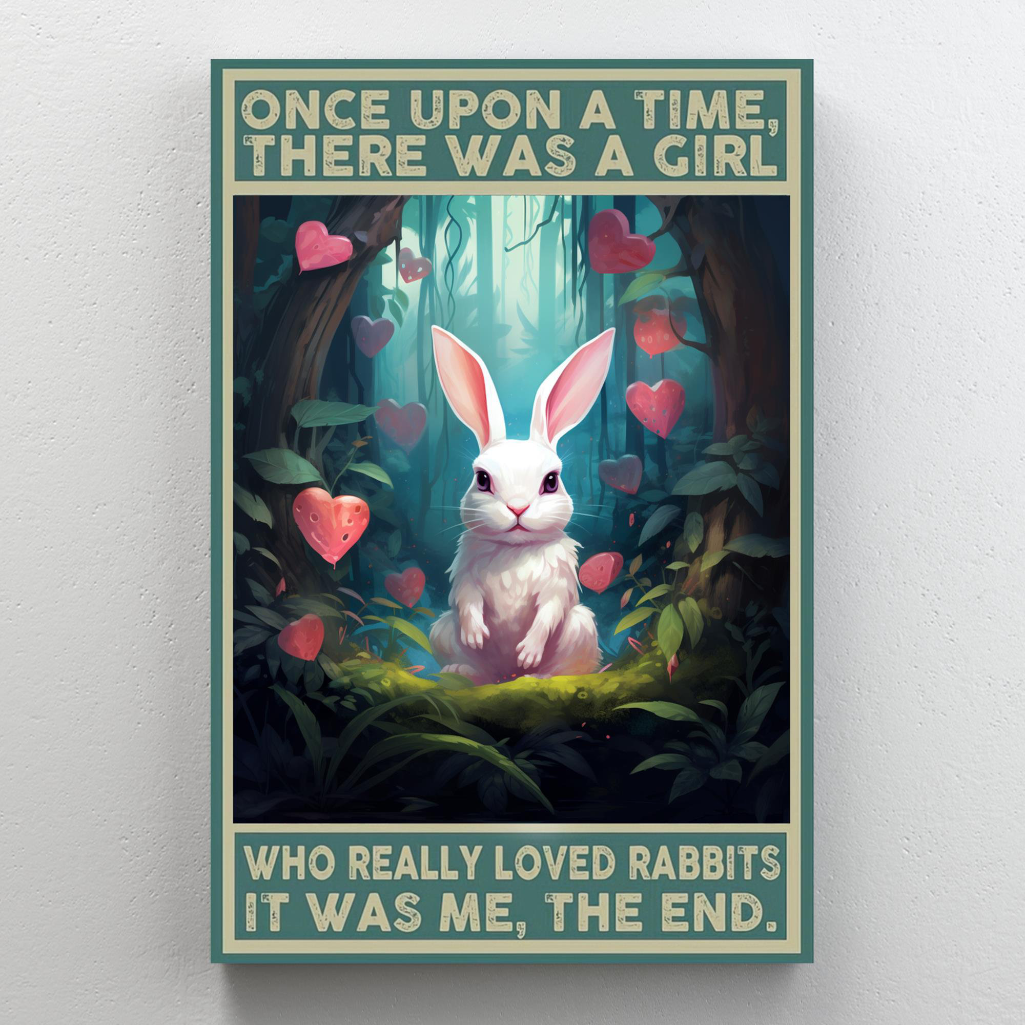 Trinx Who Really Loved Rabbits - 1 Piece Rectangle Graphic Art Print On ...