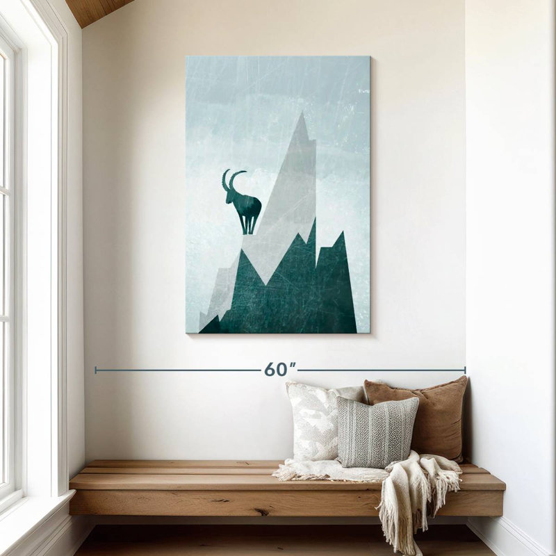 Brampt Blue Mountain Goat, 45" H x 30" W