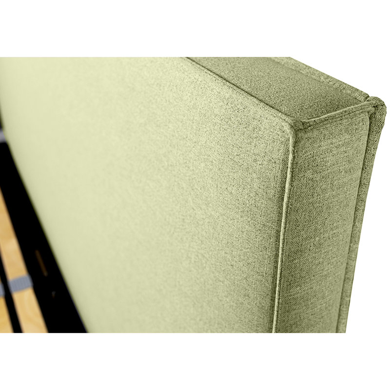 Ronni Upholstered Ottoman Storage Bed, Super King (6'), Green