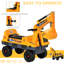 Excavatrice multifonctionnelle avec seau de creusage pratique