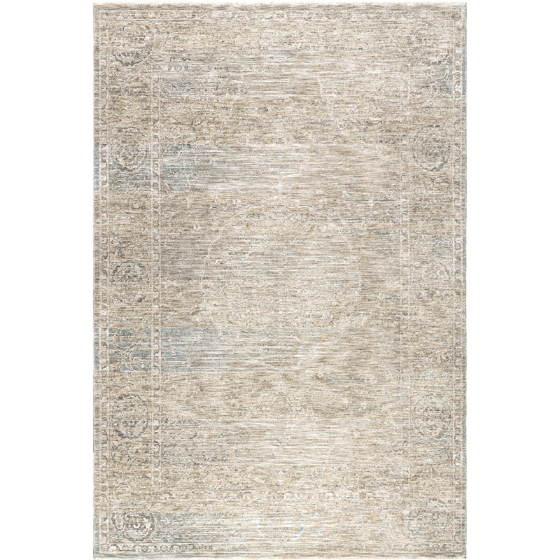 Griselda Medallion Fringe Area Rug, Rectangle 8' x 10'