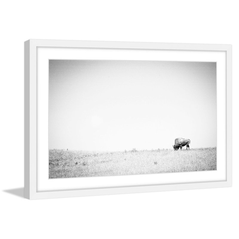 «Distant Grazing» par Marmont Hill - reproduction de cadre photo, H 30 po x l 45 po x P 1,5 po