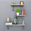 Granby 3 Piece Solid Wood Industrial Pipe Shelves