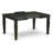 7 Piece Kitchen Table & Chairs Set Consist of a Rectangle Dining Room Table with Butterfly Leaf and 6 Dining Chairs, Black