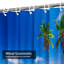 Tropical Beach, cocotier, beauté, bleu, côte de nuages avec 12 crochets-1948408305