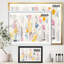 « multicolore geometric bars ii », reproduction d’image sur toile-48298928-48298929