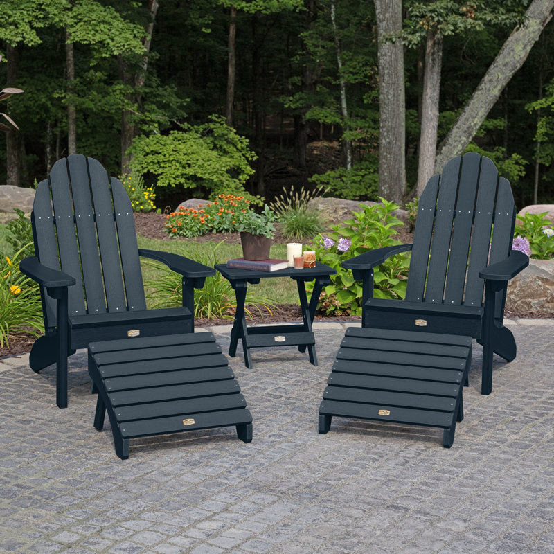 Milaca Outdoor Adirondack Chair, Federal Blue