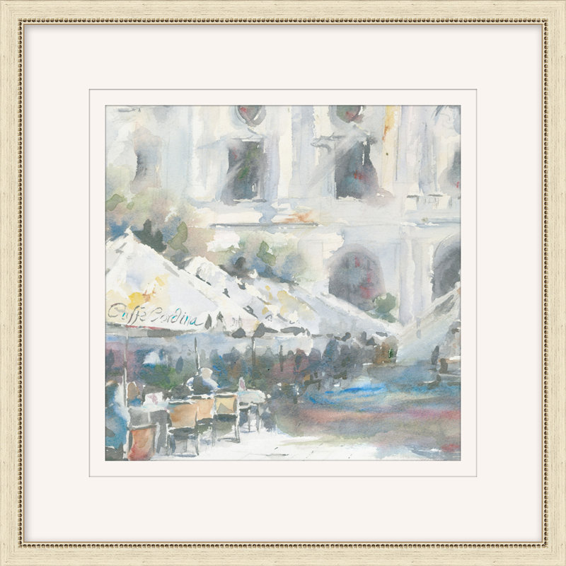 A Traveller's Study 3 - Peinture encadrée sur papier